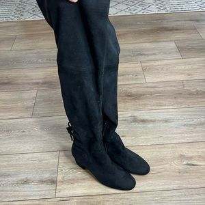 Over The Knee Black Boots